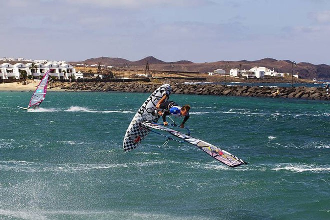 Van Broeckhoven air time - PWA Costa Teguise Lanzarote World Cup 2011 ©  John Carter / PWA http://www.pwaworldtour.com